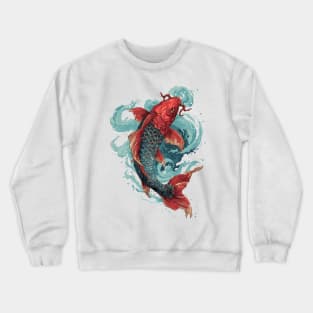 Lucky Japanese Koi Crewneck Sweatshirt